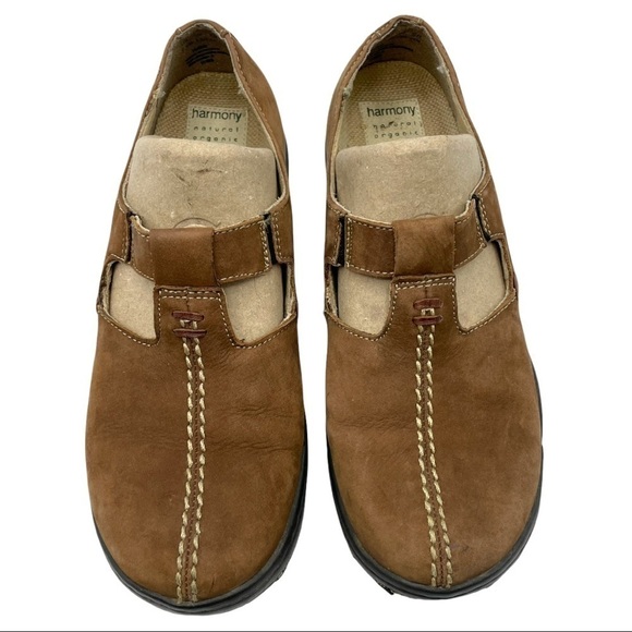 Hush Puppies Harmony Natural Organic Recycled Mary Jane Comfort Brown Size 7.5 - Picture 9 of 14